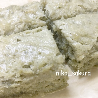 長芋入り！米粉でよもぎ蒸しパン